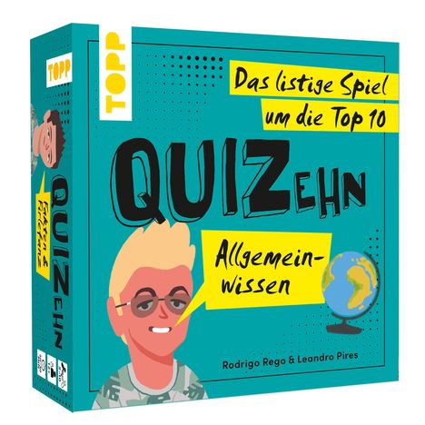 Rodrigo Rego: QUIZehn - Allgemeinwissen. Das listige Spiel um die Top 10, Spiele