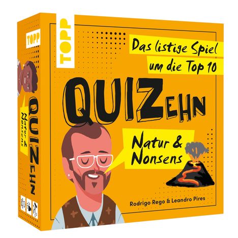 Rodrigo Rego: QUIZehn - Natur &amp; Nonsens. Das listige Spiel um die Top 10, Spiele