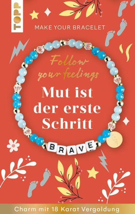 Follow your Feelings - Make your bracelet - Schmuckset Brave VE, 10 Ex., Diverse