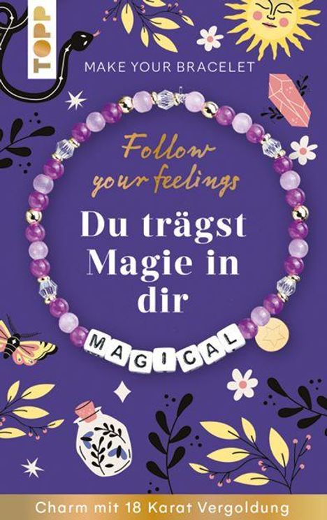 Frechverlag: Follow your Feelings - Make your bracelet - Schmuckset Magical VE, 10 Ex., Diverse