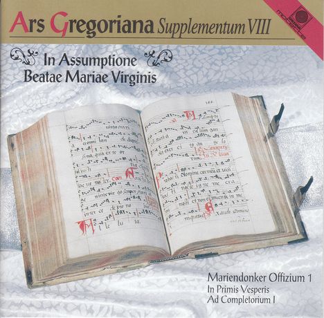Ars Gregoriana Supplementum VIII, CD
