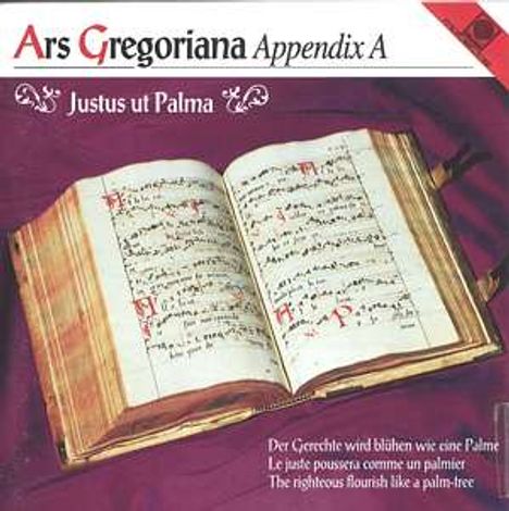 Ars Gregoriana Appendix A, CD