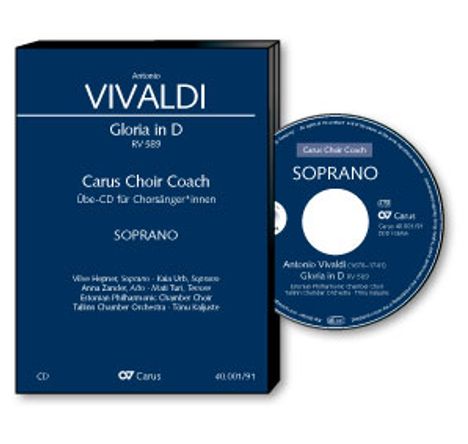 Carus Choir Coach - Antonio Vivaldi: Gloria D-Dur RV 589 (Sopran), CD