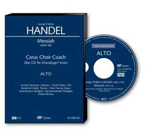 Carus Choir Coach - Georg Friedrich Händel: Der Messias HWV 56 (Alt), CD