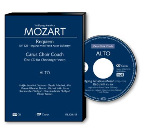 Carus Choir Coach - Wolfgang Amadeus Mozart: Requiem KV 626 (Süßmayr-Fassung) (Alt), CD
