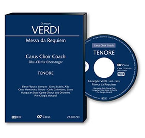 Carus Choir Coach - Giuseppe Verdi: Messa da Requiem (Tenor), CD