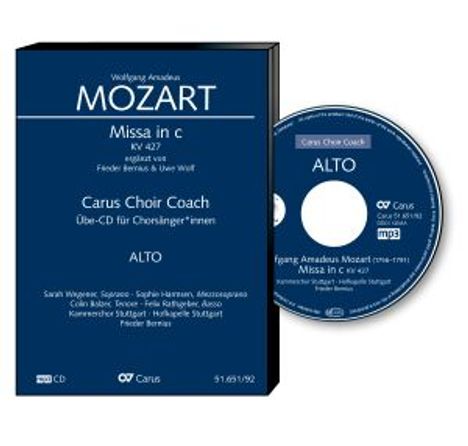 Carus Choir Coach - Wolfgang Amadeus Mozart: Missa c-moll KV 427 (Alt), CD