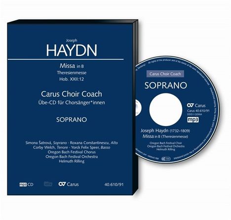 Carus Choir Coach - Joseph Haydn: Missa B-Dur (Theresienmesse) (Sopran), CD