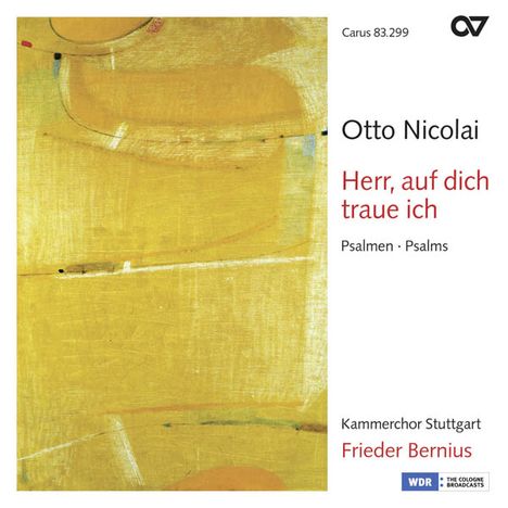 Otto Nicolai (1810-1849): Psalmen, CD