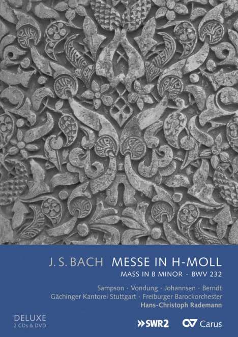 Johann Sebastian Bach (1685-1750): Messe h-moll BWV 232 (Deluxe-Ausgabe mit DVD), 2 CDs und 1 DVD