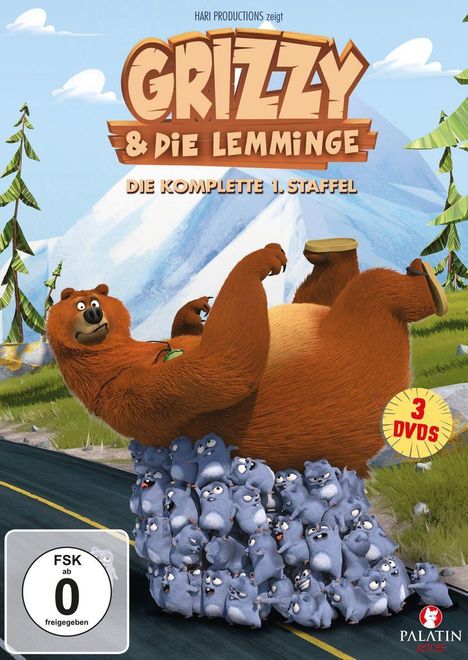 Grizzy &amp; die Lemminge Staffel 1, 3 DVDs