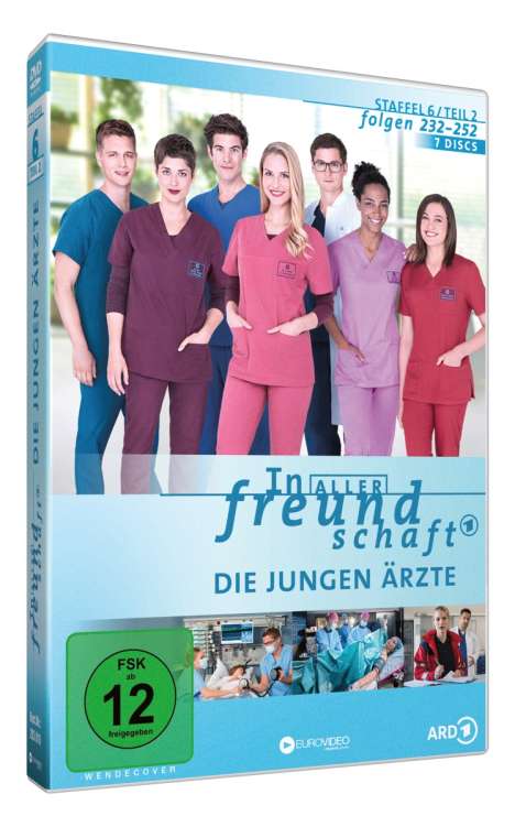 In aller Freundschaft - Die jungen Ärzte Staffel 6 (Folgen 232-252), 7 DVDs
