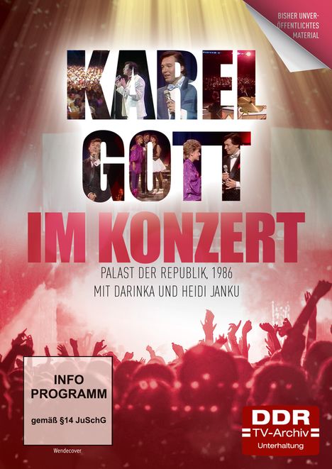 Im Konzert: Karel Gott - 1986 im Palast der Republik mit Darinka und Heidi Janku, DVD