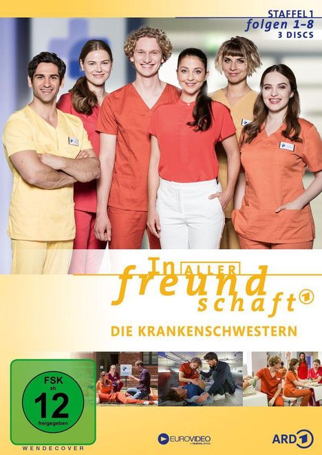In aller Freundschaft - Die Krankenschwestern Staffel 1 (Folgen 01-08), 3 DVDs