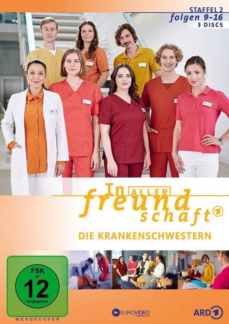 In aller Freundschaft - Die Krankenschwestern Staffel 2 (Folgen 09-16), 3 DVDs