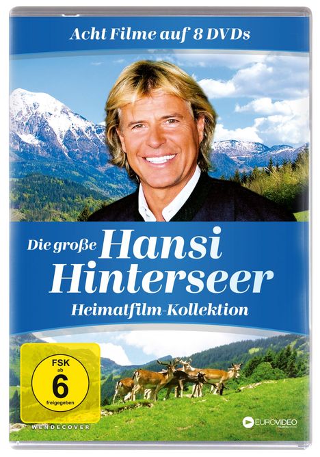 Die große Hansi Hinterseer Heimatfilm Kollektion, 8 DVDs