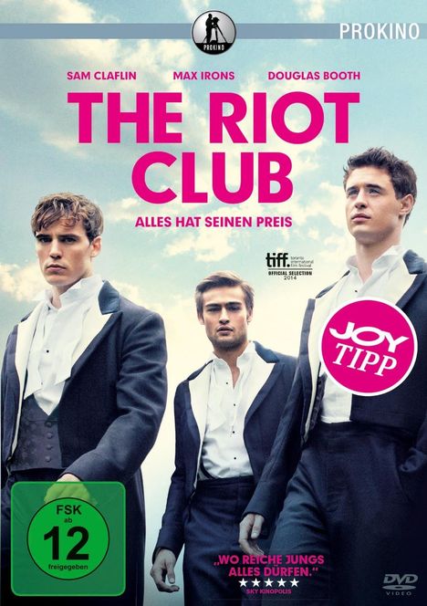 The Riot Club, DVD