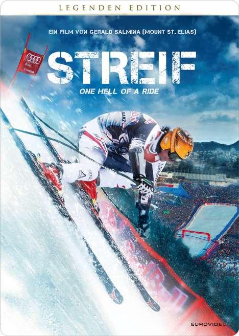 Streif - One Hell of a Ride (Blu-ray &amp; DVD im Steelbook), 1 Blu-ray Disc, 2 DVDs und 1 CD
