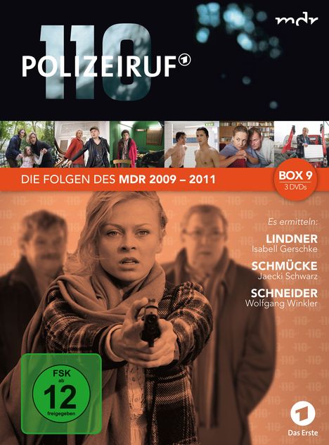 Polizeiruf 110 - MDR Box 9, 3 DVDs