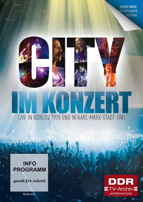 Im Konzert: City - Live in Görlitz 1978 und Karl-Marx Stadt 1981, DVD