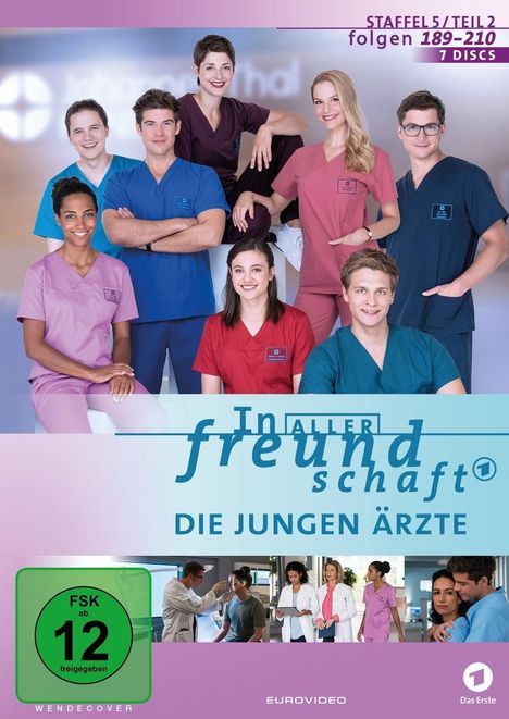 In aller Freundschaft - Die jungen Ärzte Staffel 5 (Folgen 189-210), 7 DVDs