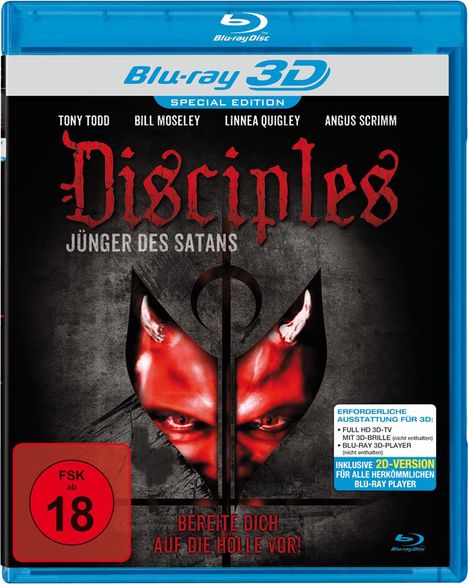 Disciples (3D Blu-ray), Blu-ray Disc