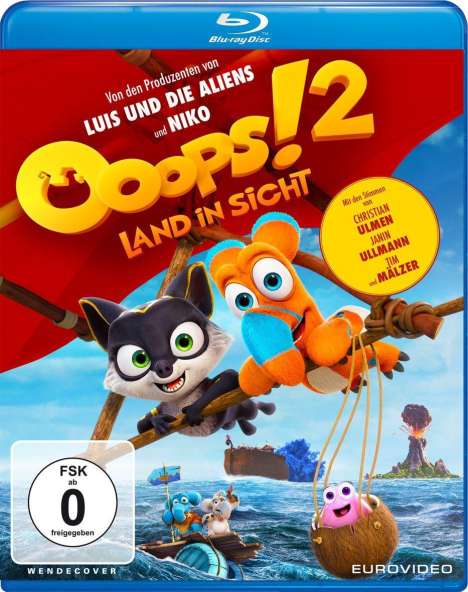 Ooops! 2 - Land in Sicht (Blu-ray), Blu-ray Disc