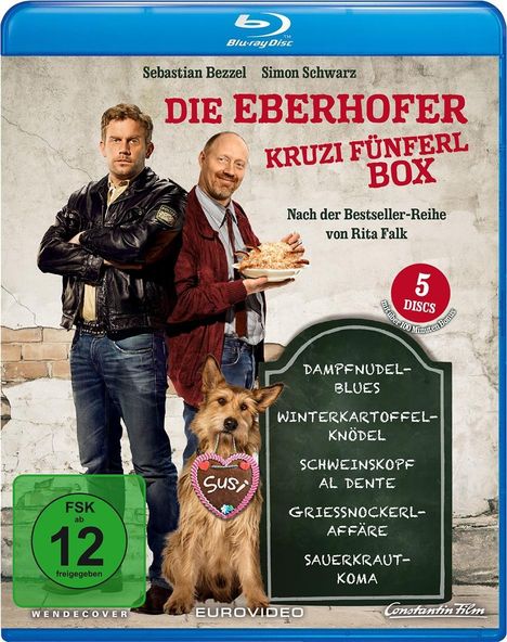 Die Eberhofer Kruzifünferl Box (Blu-ray), 5 Blu-ray Discs