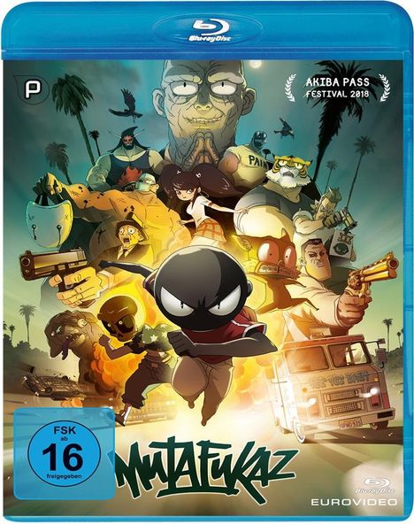 Mutafukaz (Limited Edition) (Blu-ray in Hardcover Capbox), 2 Blu-ray Discs und 1 CD