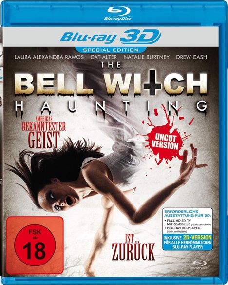 The Bell Witch Haunting (3D Blu-ray), Blu-ray Disc
