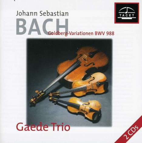 Johann Sebastian Bach (1685-1750): Goldberg-Variationen BWV 988 für Streichtrio, 2 CDs