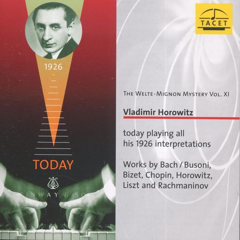 Welte-Mignon Mystery Vol.11 - Vladimir Horowitz, CD