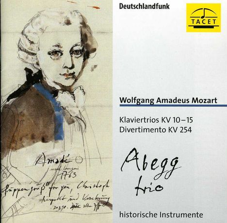 Wolfgang Amadeus Mozart (1756-1791): Frühe Klaviertrios KV 10-15, CD