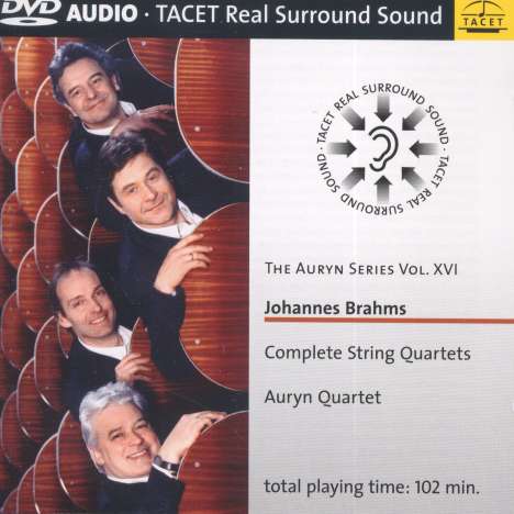 Johannes Brahms (1833-1897): Streichquartette Nr.1-3, 2 DVD-Audio