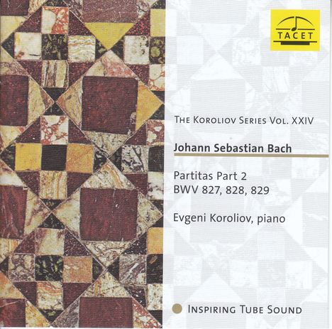 Johann Sebastian Bach (1685-1750): Partiten BWV 827-829, CD