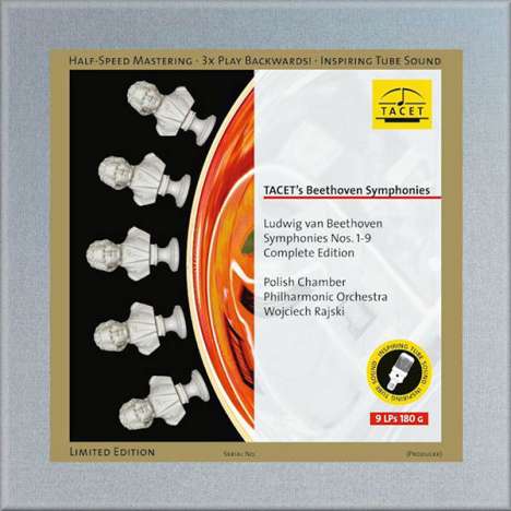 Ludwig van Beethoven (1770-1827): Symphonien Nr.1-9 (180g / auf 1000 Stück weltweit limitiert und handnummeriert), 9 LPs