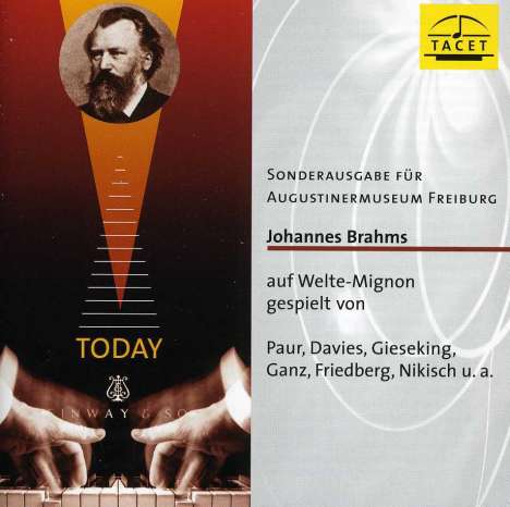 Johannes Brahms auf Welte-Mignon Vol.1, CD