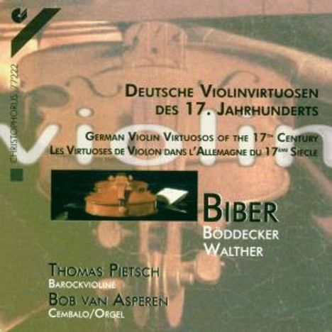 Thomas Pietsch - Deutsche Violinvirtuosen des 17.Jh., CD