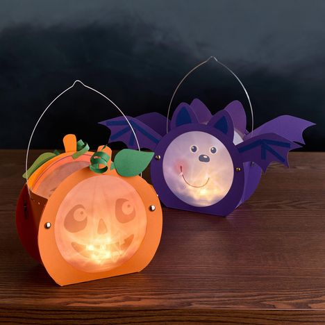 Bastelset - Mini-Klammerlaternen Halloween, Diverse