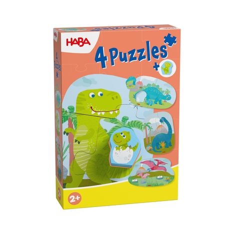 4 erste Puzzles - Dinos, Spiele