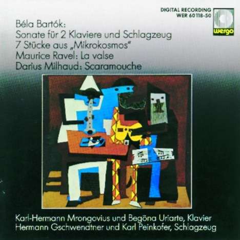 Bela Bartok (1881-1945): Sonate für 2 Klaviere &amp; Schlagzeug, CD