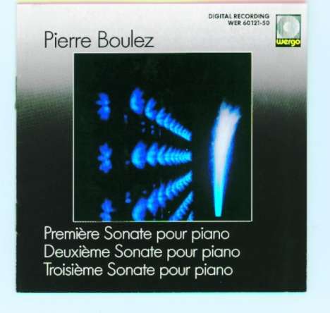 Pierre Boulez (1925-2016): Klaviersonaten Nr.1-3, CD