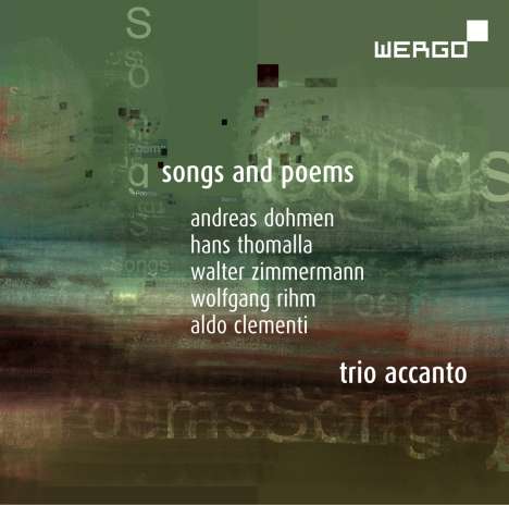 Trio Accanto - Songs and Poems, CD