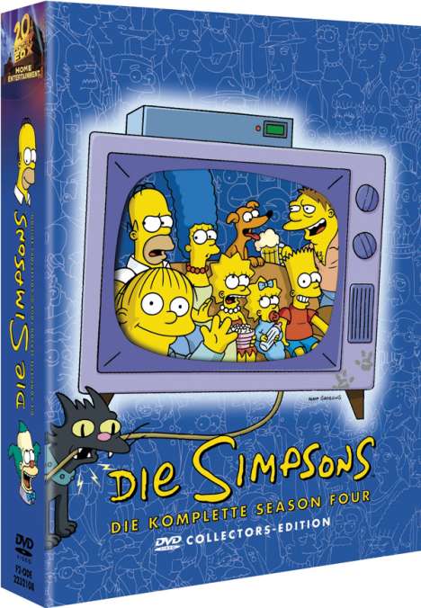Die Simpsons Staffel 4, 4 DVDs