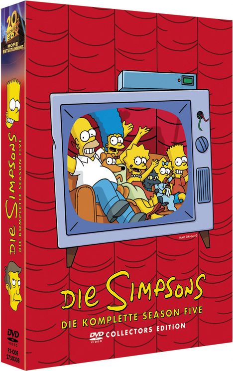 Die Simpsons Staffel 5, 4 DVDs