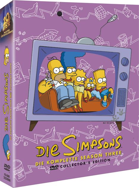 Die Simpsons Staffel 3, 4 DVDs