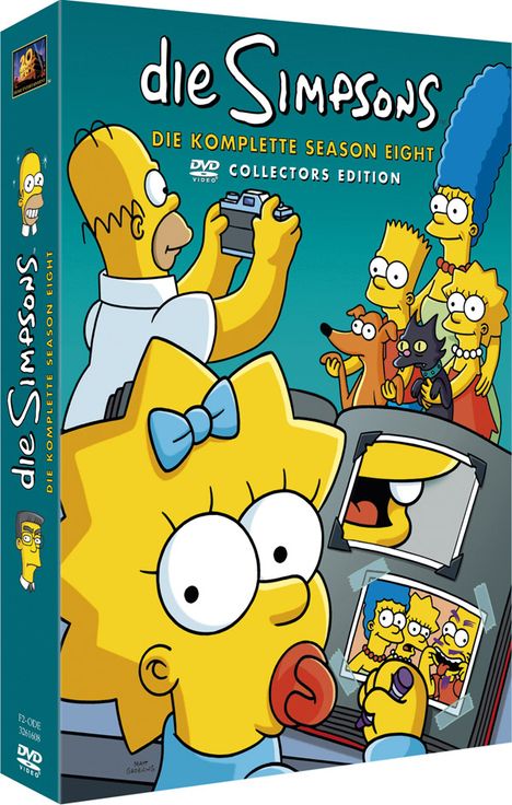 Die Simpsons Staffel 8, 4 DVDs