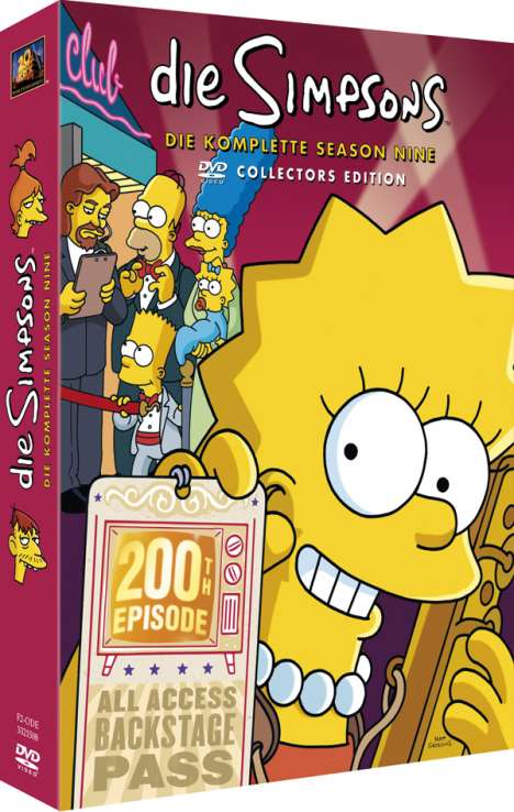 Die Simpsons Staffel 9, 4 DVDs