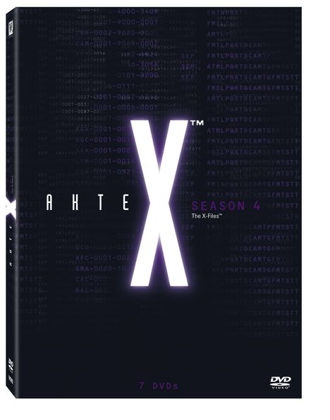 Akte X Season 4, 7 DVDs