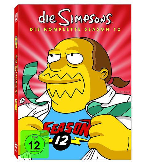 Die Simpsons Staffel 12, 4 DVDs
